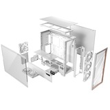 Antec FLUX Pro boîtier big tower Blanc | 2x USB-A | 1x USB-C | Window
