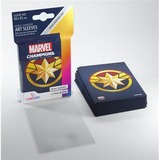 Asmodee Marvel Champions - Captain Marvel étuis de protection, Étui de protection Anglais