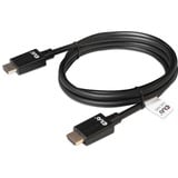 Club 3D HDMI 2.1 à très haut débit, Câble Noir, 1,5 mètre, 4K 120Hz, 8K 60Hz