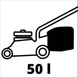 Einhell GC-PM 46/4 S Marcher derrière un tracteur tondeuse Essence Noir, Rouge, Tondeuse à gazon Rouge/Noir, Marcher derrière un tracteur tondeuse, 1400 m², 46 cm, 1 L, 50 L, Traction arrière