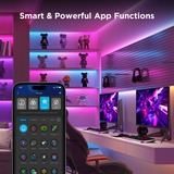 Govee Strip Light S Segmented Colour Control, Bande LED 3 mètres, 2,4GHz wifi, Bluetooth