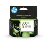 HP N° 305XL, Encre 3YM63AE, 3 couleurs (Jaune, Cyan, Magenta)