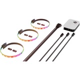 HYTE Bandes lumineuses LS10 qRGB, 3 pièces + Nexus Portal NP50, Bande LED 