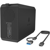 ICY BOX Dual bay, HDD/SSD USB 3.2, Boîtier RAID Noir