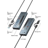 ICY BOX IB-HUB1743-CPD, Hub USB Anthracite