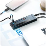 ICY BOX IB-HUB1743-CPD, Hub USB Anthracite