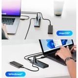 ICY BOX IB-HUB1743-CPD, Hub USB Anthracite