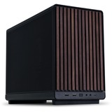 Lian Li A3-mATX Black (Wood Edition) boîtier midi tower Noir/bois | 2x USB-A | 1x USB-C