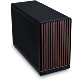 Lian Li A3-mATX Black (Wood Edition) boîtier midi tower Noir/bois | 2x USB-A | 1x USB-C