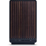 Lian Li A3-mATX Black (Wood Edition) boîtier midi tower Noir/bois | 2x USB-A | 1x USB-C