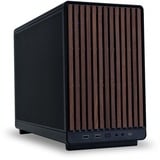 Lian Li A3-mATX Black (Wood Edition) boîtier midi tower Noir/bois | 2x USB-A | 1x USB-C