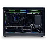 Lian Li A3-mATX Black (Wood Edition) boîtier midi tower Noir/bois | 2x USB-A | 1x USB-C