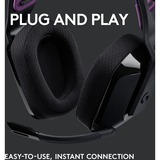 Logitech G535 casque gaming over-ear Noir
