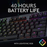 Logitech G915 TKL LIGHTSPEED Wireless RGB Mechanical Gaming Keyboard (clavier de jeu mécanique sans fil RGB) Noir, GL Linear, LIGHTSYNC RGB