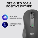 Logitech Signature M650 - Gaucher, Souris Graphite, Taille L