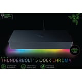 Razer Thunderbolt 5 Dock Chroma, Station d'accueil Noir