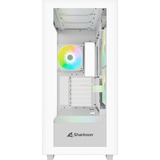 Sharkoon Rebel C60 RGB boîtier midi tower Blanc | 2x USB-A | 1x USB-C | RGB | Window