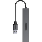Sitecom USB-A vers 4x USB-A Tiny Hub, Hub USB Gris