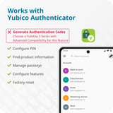 Yubico Security Key NFC, Clé de sécurité Noir, USB-A, NFC