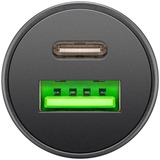 goobay 45W Dual USB PD chargeur de voiture Noir, 1x USB-C, 1x USB-A