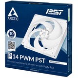 ARCTIC P14 PWM PST, Ventilateur de boîtier Blanc