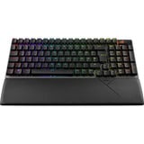 ASUS ROG Strix Scope II 96 Wireless RGB clavier gaming mécanique Noir, Layout BE (AZERTY), ROG NX Snow, 96 %, Hot-swappable, Bluetooth, 2.4GHz, USB 2.0