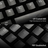 ASUS ROG Strix Scope II 96 Wireless RGB clavier gaming mécanique Noir, Layout BE (AZERTY), ROG NX Snow, 96 %, Hot-swappable, Bluetooth, 2.4GHz, USB 2.0