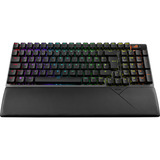 ASUS ROG Strix Scope II 96 Wireless, clavier gaming Noir, Layout BE, ROG NX Snow, BE Lay-out, ROG NX Snow, 96%, RGB LED, Hot-swappable, Bluetooth / 2.4GHz / USB 2.0