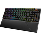 ASUS ROG Strix Scope II 96 Wireless, clavier gaming Noir, Layout BE, ROG NX Snow, BE Lay-out, ROG NX Snow, 96%, RGB LED, Hot-swappable, Bluetooth / 2.4GHz / USB 2.0