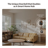 Aqara Doorbell Camera Hub G410 Select, Sonnette de porte Blanc, Wifi, Bluetooth, Zigbee, Matter