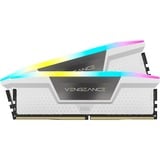 Corsair 32 Go DDR5-6400 (2x 16 Go) Kit, Mémoire vive Blanc, CMH32GX5M2B6400C36W, Vengeance RGB, XMP 3.0