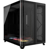 Corsair AIR 5400 RS-R ARGB boîtier midi tower Noir | 3x USB-C | RGB | Verre Trempé