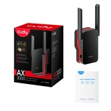 Cudy AX3000 Mesh Wi-Fi 6 Range Extender, Répéteur Noir