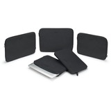 DICOTA ECO Sleeve BASE 15-15.6 sacoche d'ordinateurs portables 39,6 cm (15.6") Housse Noir, Sac PC portable Noir, Housse, 39,6 cm (15.6"), 130 g