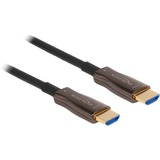 DeLOCK Câble optique actif HDMI 8K Noir, 50 mètres