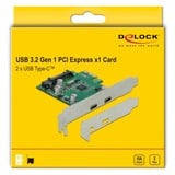DeLOCK PCIe x1 > 2x USB 3.2 Gen 1 SuperSpeed externe, Contrôleur USB 
