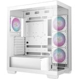DeepCool  boîtier midi tower Blanc | 2x USB-A | 1x USB-C | RGB | Verre Trempé