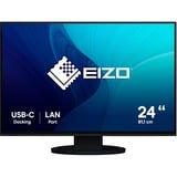 EIZO EV2495-BK 24.1" Moniteur Noir, 1x DisplayPort, 1x HDMI, 2x USB-C, 3x USB-A, 1x RJ-45
