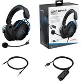 HyperX Cloud Alpha S casque gaming over-ear Noir/Bleu, PC, PlayStation 4