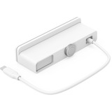 Hyper Hub USB-C HyperDrive 5-en-1 pour iMac 24″. Blanc
