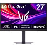 LG UltraGear 27G850A-B 27" 4K Ultra HD Moniteur gaming Noir, 1x DisplayPort, 2x HDMI, 240 Hz / 480 Hz