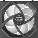 Lian Li UNI FAN SL-INF FLEX 120 Wireless ventilateur de boîtier RGB  Noir, 120 x 124 x 28 mm, PWM