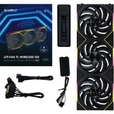 Lian Li UNI FAN TL 120 Wireless ventilateurs de boîtier RGB  Noir, 3 pièces, 120 x 124 x 28 mm, PWM, contrôleur inclus