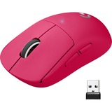 Logitech G PRO X SUPERLIGHT Wireless, Souris gaming Magenta, 100 - 25.600 dpi