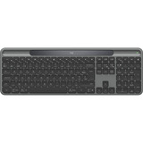 Logitech Signature Slim Solar+, clavier Gris foncé, Layout BE, BE Layout