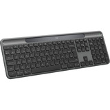 Logitech Signature Slim Solar+, clavier Gris foncé, Layout BE, BE Layout