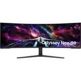 Samsung Odyssey Neo G95NC 57" 4K Ultra HD Moniteur UltraWide gaming incurvé Blanc/noir, 1x DisplayPort, 3x HDMI, 2x USB-A, 240 Hz