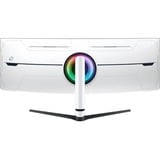 Samsung Odyssey Neo G95NC 57" 4K Ultra HD Moniteur UltraWide gaming incurvé Blanc/noir, 1x DisplayPort, 3x HDMI, 2x USB-A, 240 Hz