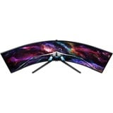 Samsung Odyssey Neo G95NC 57" 4K Ultra HD Moniteur UltraWide gaming incurvé Blanc/noir, 1x DisplayPort, 3x HDMI, 2x USB-A, 240 Hz