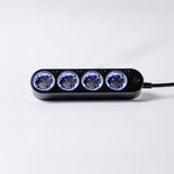 Shelly Power Strip Gen4, Multiprise Noir, 4 prises, Wi-Fi, Bluetooth, Zigbee